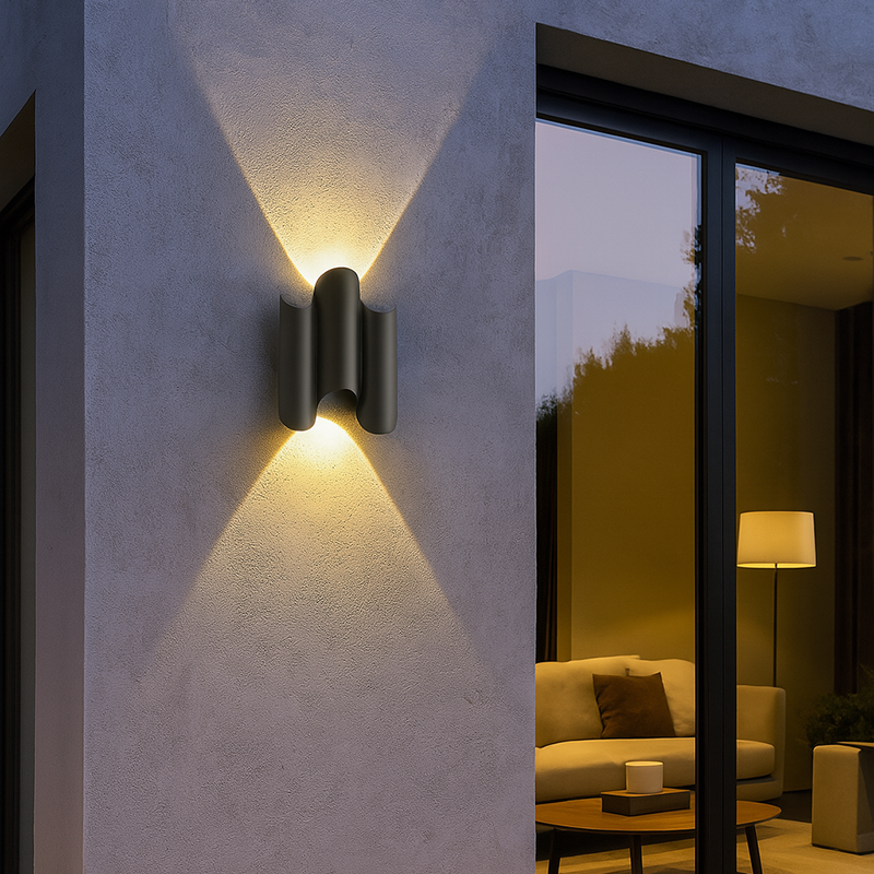 IndustrialOutdoorWallLantern-WaterproofLEDExteriorWallLightforGardenandPatio