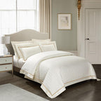 1200-Thread-Count King Size Duvet Cover Set in Soft Egyptian Cotton – 4 or 6 Piece 2