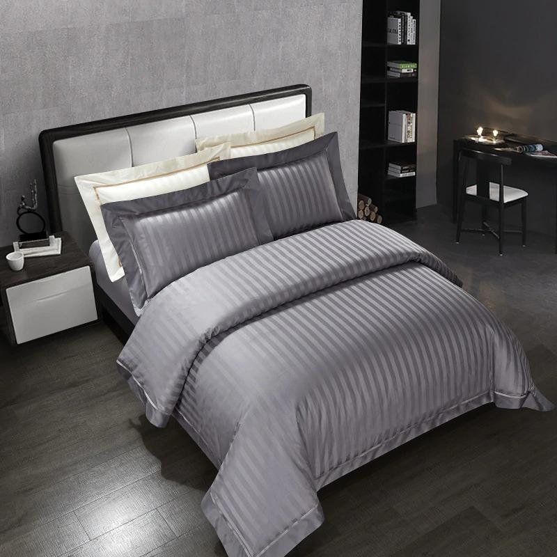 1200 Thread Count King Size Duvet Cover Set in Grey – Soft Egyptian Cotton Bedding 2