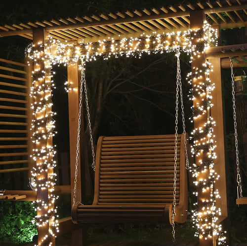 30m Outdoor Fairy Lights Rope with 1500 Warm White LEDs – Twinkle Lighting for Parties and Gardens 2