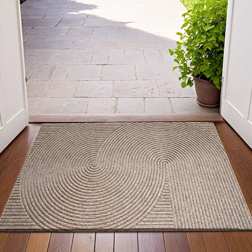 3D Groove Doormat – Durable Outdoor Door Mat with Anti-Slip Backing for Indoor and Outdoor Use 0