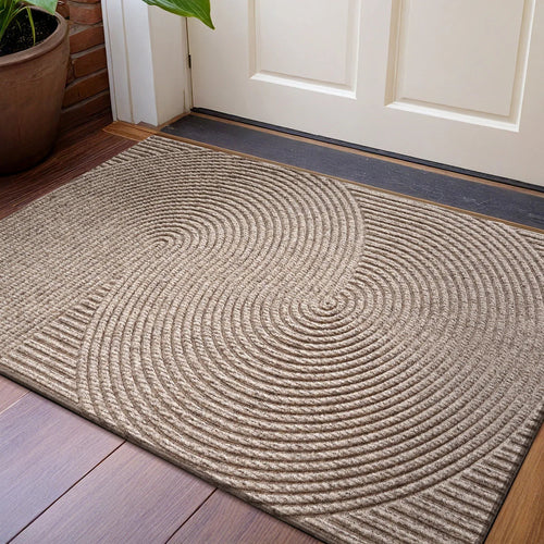 3D Groove Doormat – Durable Outdoor Door Mat with Anti-Slip Backing for Indoor and Outdoor Use 1