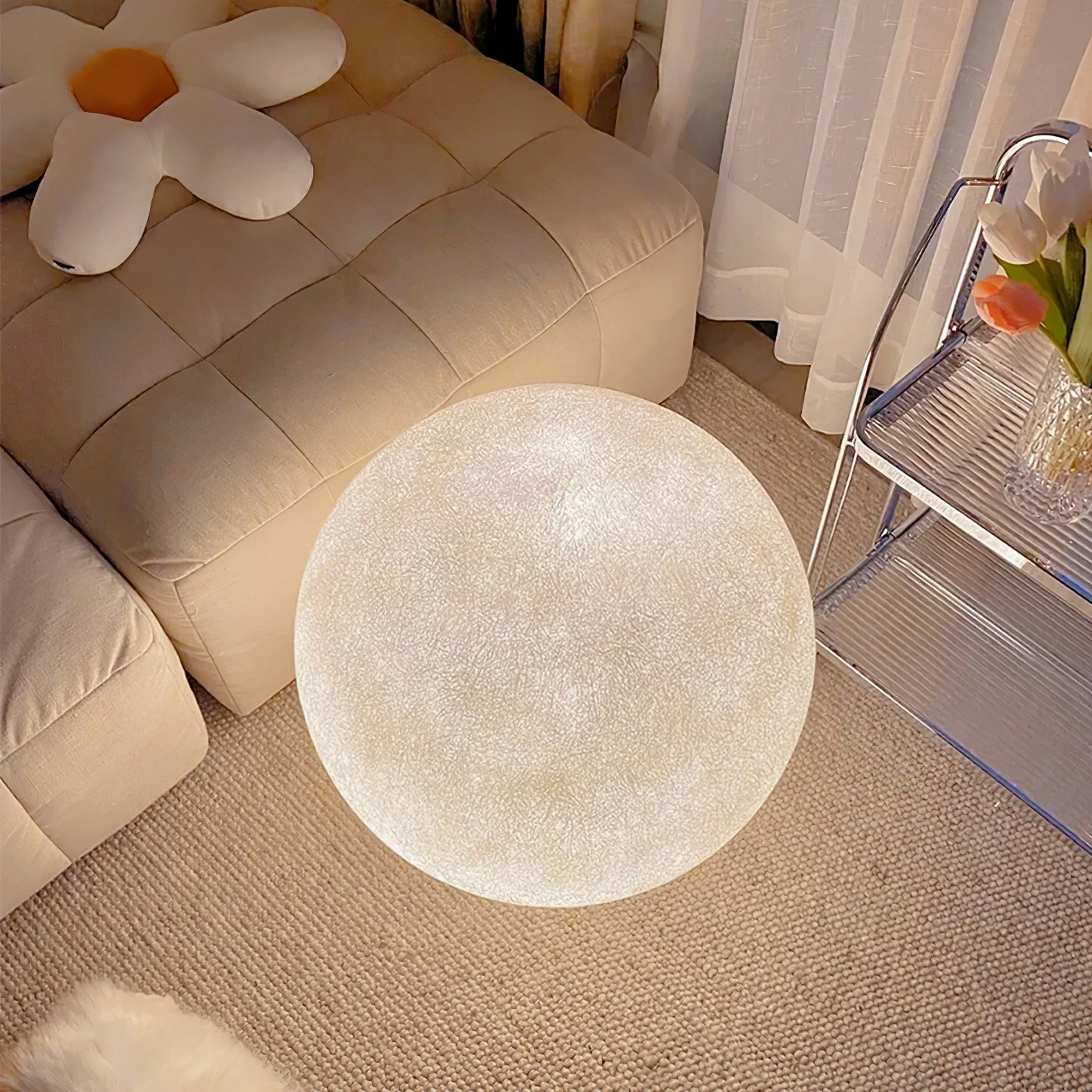 3D Moon Lamp Table LED Dimmable Bedside Night Light Bedroom Home Decor - Stack & Clear 4