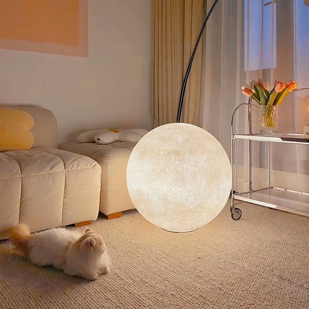 3D Moon Lamp Table LED Dimmable Bedside Night Light Bedroom Home Decor - Stack & Clear 5
