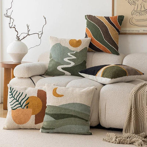 Abstract Velvet Cushion Cover Soft Fabric  1