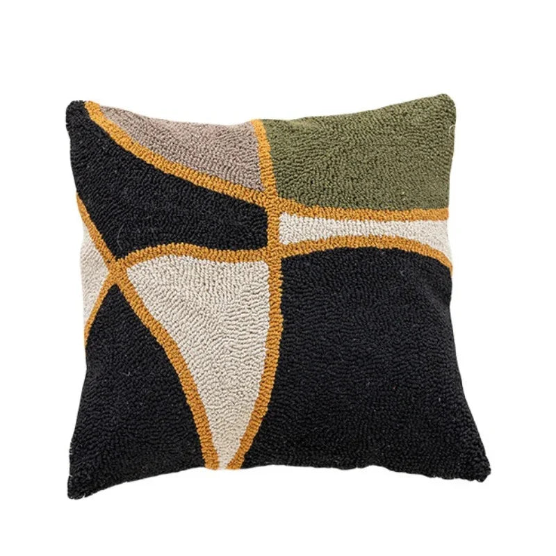 Abstract Velvet Cushion Cover Soft Fabric  5