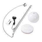 Acrylic Globe Floor Lamp 180cm Tall Standing Lamp with Round Shade for Living Room 8