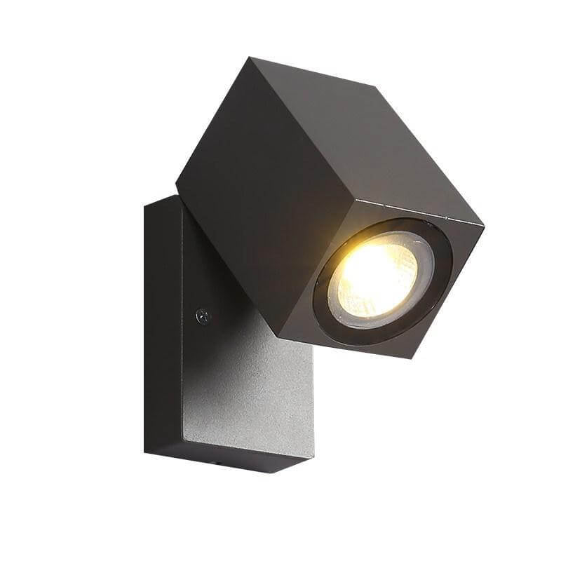 Adjustable Angle LED Outdoor Wall Sconce – Waterproof Square Exterior Wall Light for Garden and Patio 6