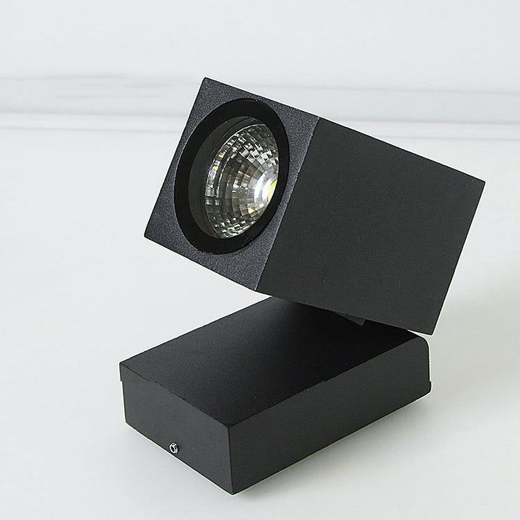 Adjustable Angle LED Outdoor Wall Sconce – Waterproof Square Exterior Wall Light for Garden and Patio 7