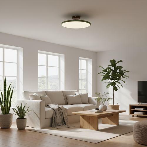 Adjustable LED Ceiling Lamp - Modern Circular Flush Ceiling Light Fixture for Customizable Home Ambiance 14