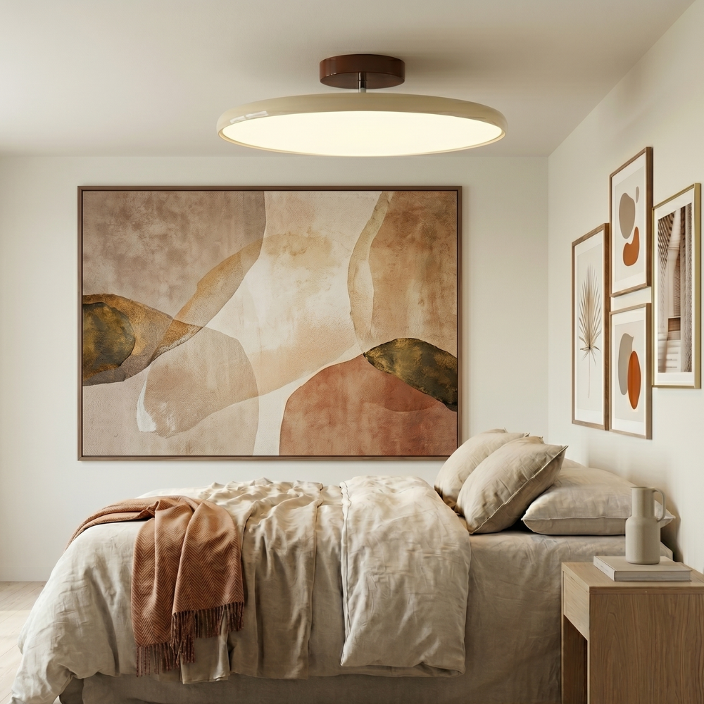 Adjustable LED Ceiling Lamp - Modern Circular Flush Ceiling Light Fixture for Customizable Home Ambiance 88