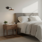 Adjustable Wall Light with Integrated LED - Black and Wood Finish 8