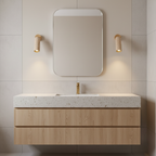 Adjustable Wall Light with Natural Wood and Travertine – Indoor/Outdoor Use 6