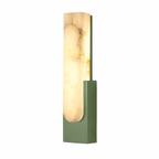 Alabaster Wall Sconce Soft Warm Light Multiple Finish Dimmable Accent Home Decor Stack Clear 9