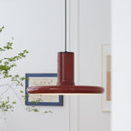 Aluminum Disc Pendant Light Bauhaus Adjustable Height Kitchen Dining Room Home Decor - Stack & Clear 2