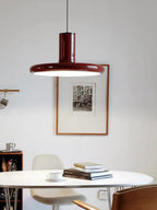 Aluminum Disc Pendant Light Bauhaus Adjustable Height Kitchen Dining Room Home Decor - Stack & Clear 4
