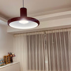 Aluminum Disc Pendant Light Bauhaus Adjustable Height Kitchen Dining Room Home Decor - Stack & Clear 6