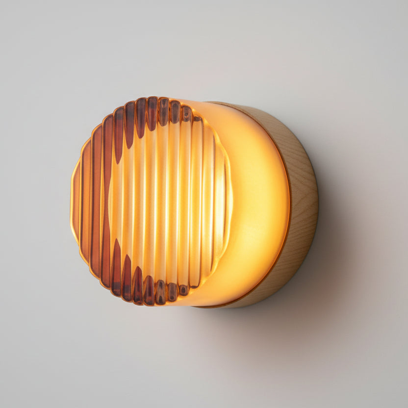 Aluminum Wall Lamp with Minimalist Design for Ambient Lighting - Smoke Gray, White, Amber 13