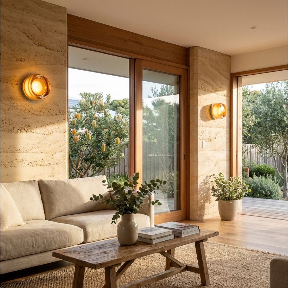 Aluminum Wall Lamp with Minimalist Design for Ambient Lighting - Smoke Gray, White, Amber 14