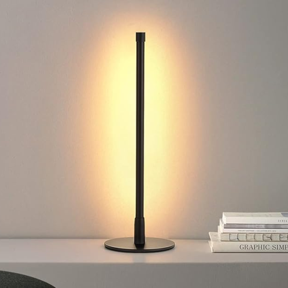 Amber Wind Table Lamp – Modern Design with Adjustable Brightness for Bedroom or Desk – Warm Glow Bedside Lighting 3