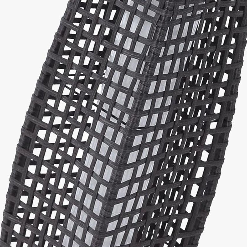 Art Deco Solar-Powered Outdoor Floor Lamp – Durable PE Rattan Garden Light with Built-in LED, Waterproof IP44, 27.17 Height 5