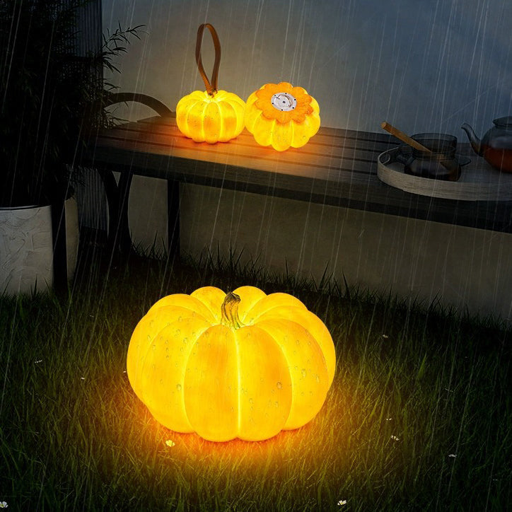 Art Deco Solar Garden Lights - Waterproof Pumpkin Design Outdoor Light for Garden Decoration 1