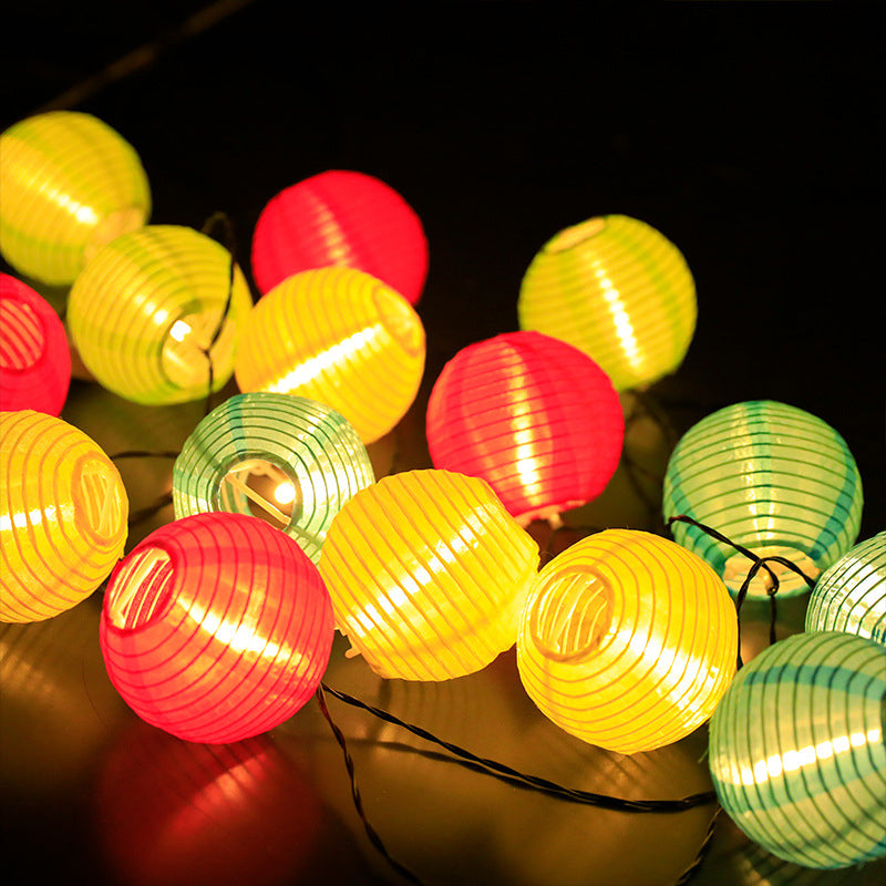 Art Deco Solar LED String Lights – Waterproof Outdoor Patio Lights for Garden Decor 9