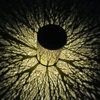 Art Deco Solar Lantern - Durable Iron Outdoor Light for Garden and Patio with Built-in LED 4