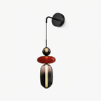 Artistic Customizable LED Wall Light With Black Metal Finish 1