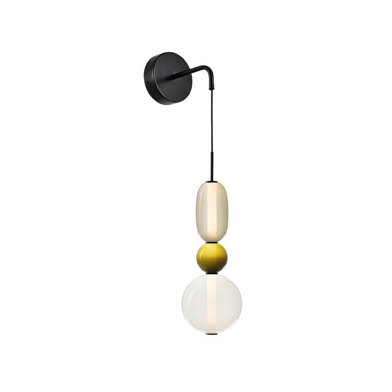 Artistic Customizable LED Wall Light With Black Metal Finish 10