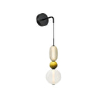 Artistic Customizable LED Wall Light With Black Metal Finish 10