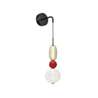 Artistic Customizable LED Wall Light With Black Metal Finish 13