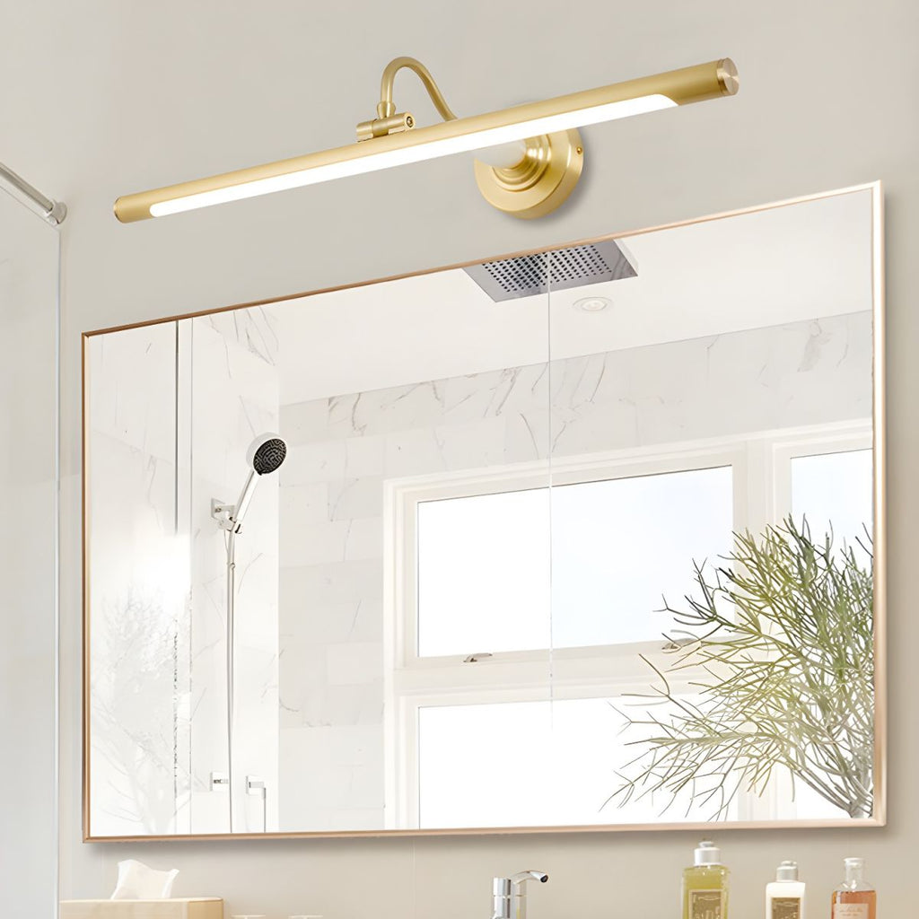 Artistic Gold Linear LED Wall Sconce Metal Acrylic 2