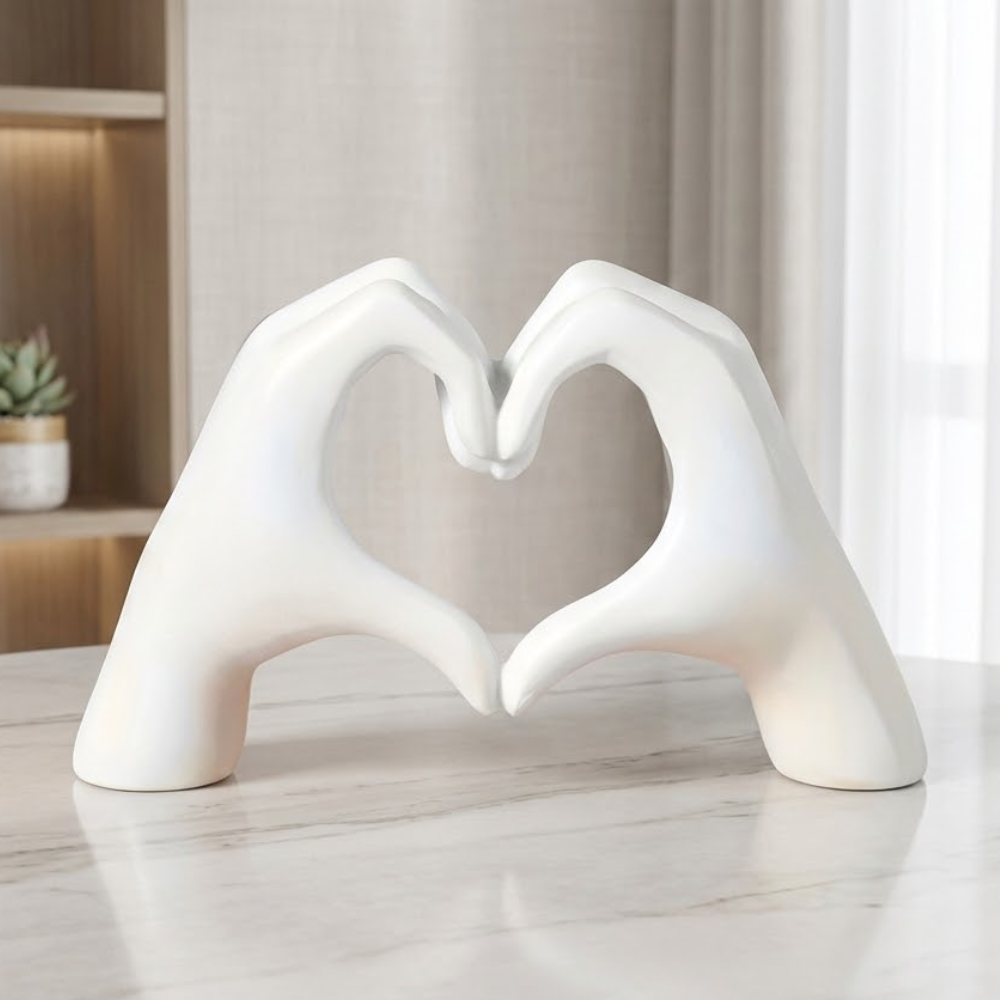 Artistic Love Hands Sculpture Resin 99
