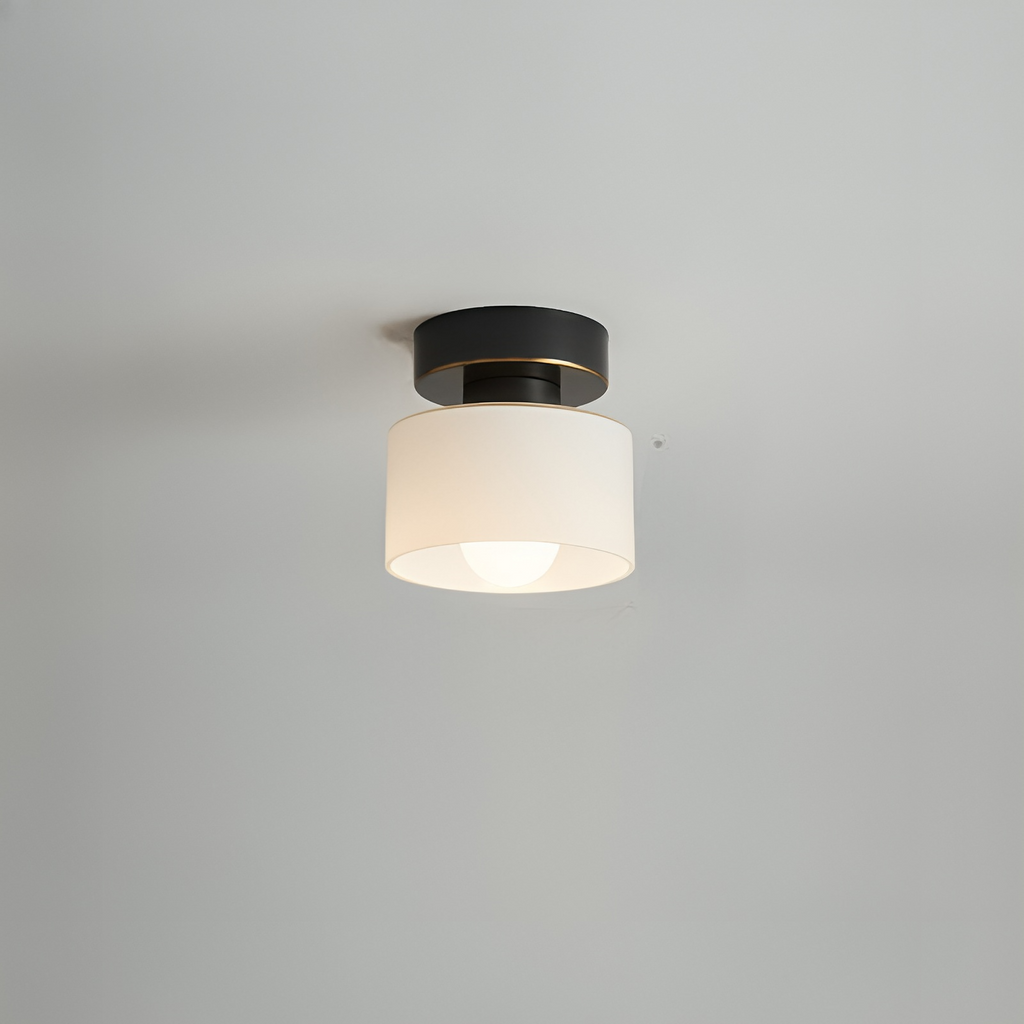 Bauhaus Ceiling Light Metal Compact Design Gold Finish 0