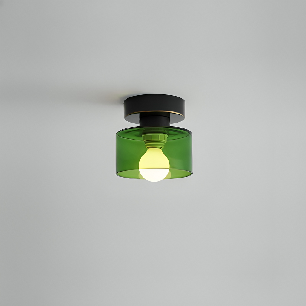 Bauhaus Ceiling Light Metal Compact Design Gold Finish 9