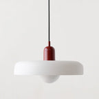 Bauhaus Glass Pendant Light – Modern Stained Hanging Lamp for Kitchen and Dining Decor, Adjustable Height, 110V-220V 14