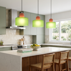 Bauhaus Pendant Light Colorful Glass Adjustable Height 9998