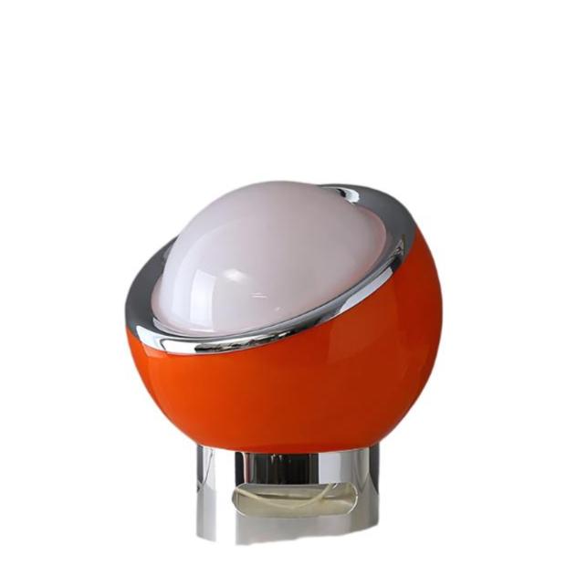 Bauhaus Table Lamp with Opal Glass Shade and Stainless Steel Base – Modern Minimalist Bedside or Desk Lamp for Contemporary Decor 0