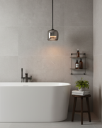 Black Glass Pendant Lighting Fixture for Modern Kitchens – 16cm 8