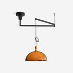 Black Pendant Light with Adjustable Shade for Kitchen Lighting 1