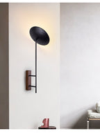 Black Travertine Wall Light Sconce with Sculptural Design – Indoor Use 8