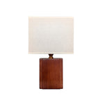 Boho Bamboo Table Lamp with Adjustable Lighting – Minimalist Nightstand Lamp for Cozy Interiors 0