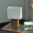 Boho Bamboo Table Lamp with Adjustable Lighting – Minimalist Nightstand Lamp for Cozy Interiors 3