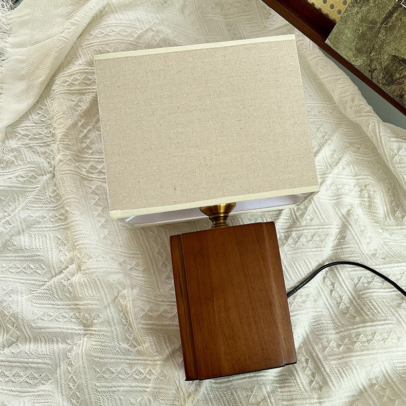 Boho Bamboo Table Lamp with Adjustable Lighting – Minimalist Nightstand Lamp for Cozy Interiors 8