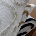 Boho Chenille Cushion Cover 45x45 cm – Soft Geometric Design for Living Room Decor 5