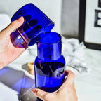 Borosilicate Glass Cup Set - 550ml Colorful Drinkware Set 7