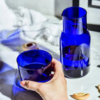 Borosilicate Glass Cup Set - 550ml Colorful Drinkware Set 8