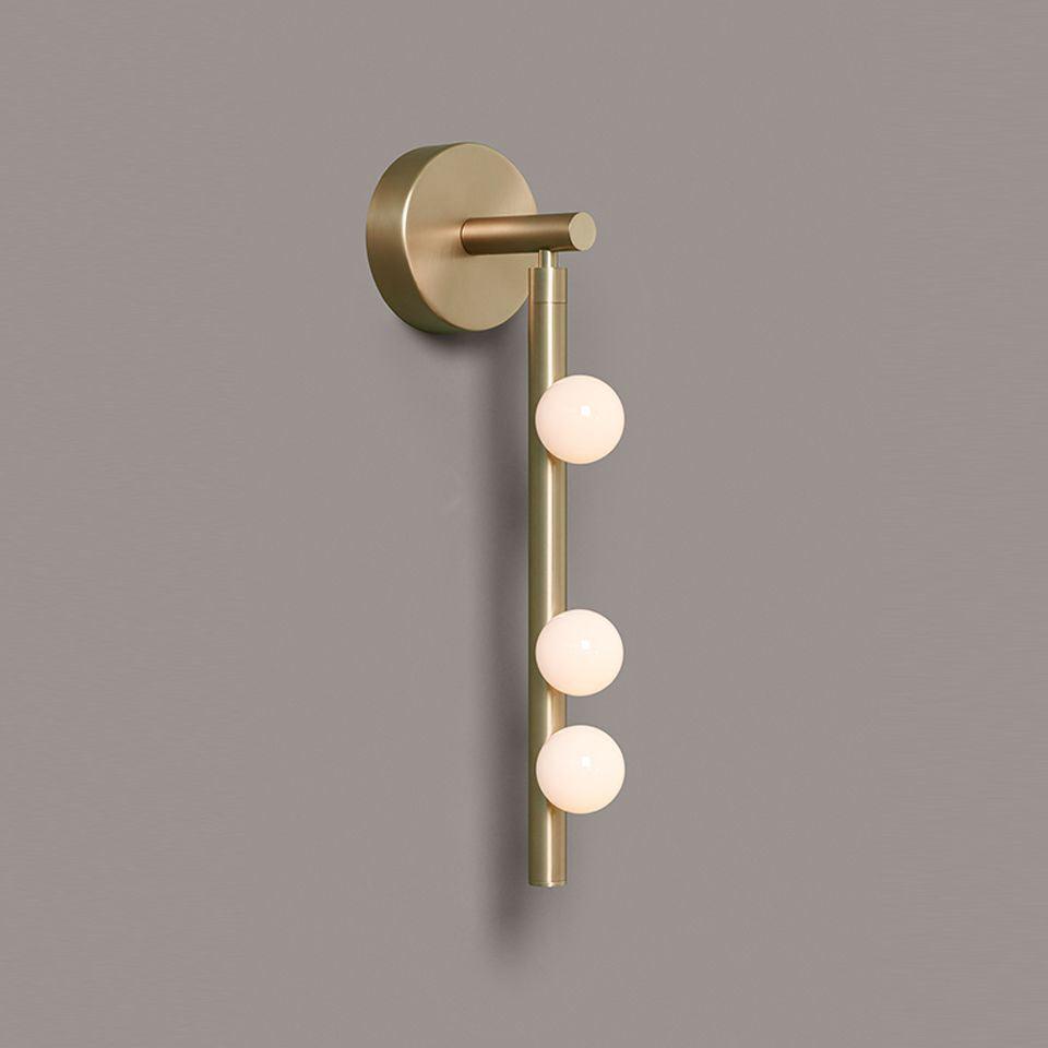 Brass Glass Tube LED Wall Light For Cozy Ambiance 0
