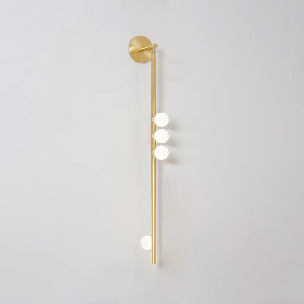 Brass Glass Tube LED Wall Light For Cozy Ambiance 10